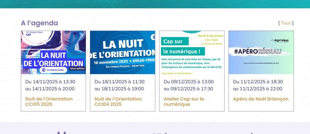 prochains evenements agenda nov 2025