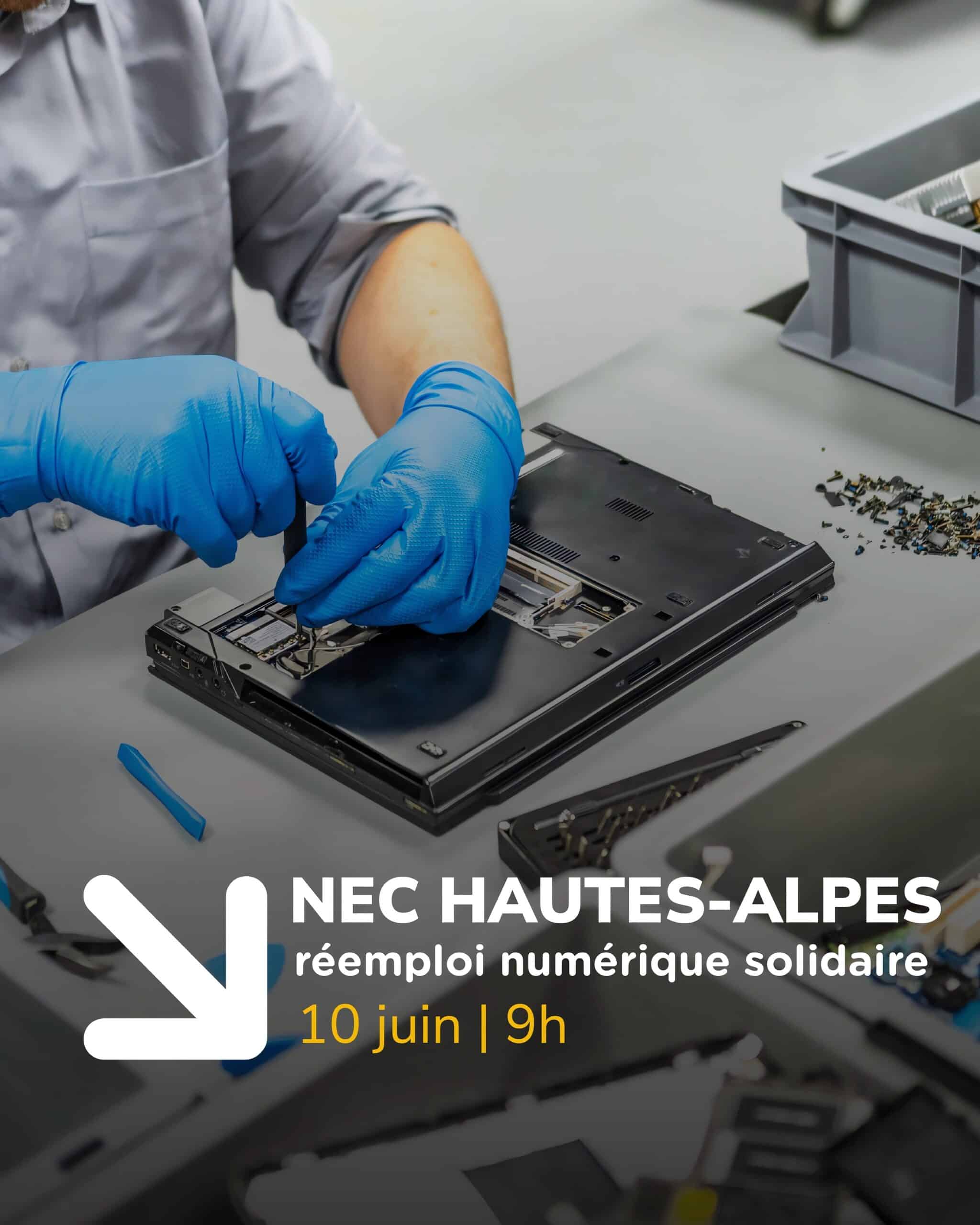 NEC Hautes-Alpes « Vers une filière haut-alpine de réemploi numérique solidaire »