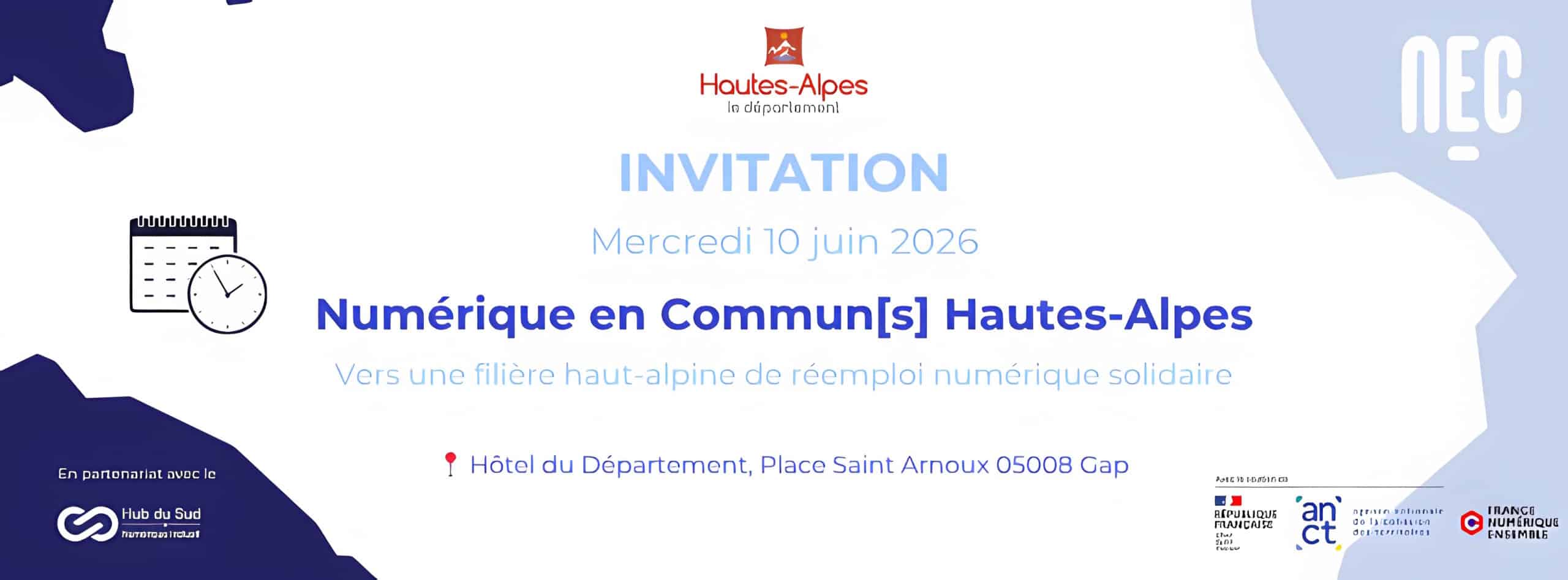 NEC Hautes-Alpes « Vers une filière haut-alpine de réemploi numérique solidaire »